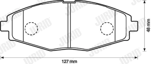 Brake Pad Set, disc brake 572402J