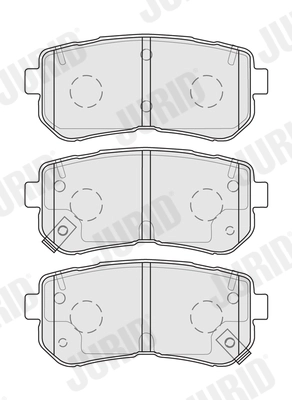 Brake Pad Set, disc brake 574047J