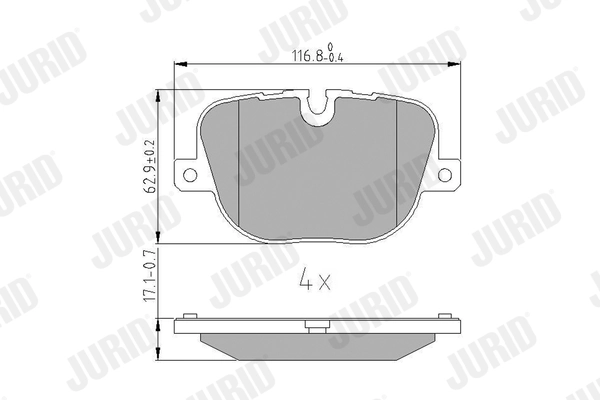 Brake Pad Set, disc brake 573342J