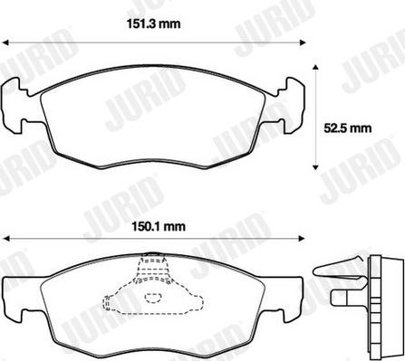 Brake Pad Set, disc brake 573130J