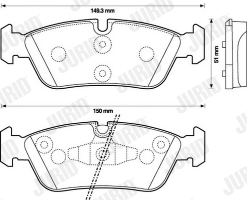 Brake Pad Set, disc brake 573138J