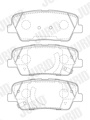 Brake Pad Set, disc brake 573823J