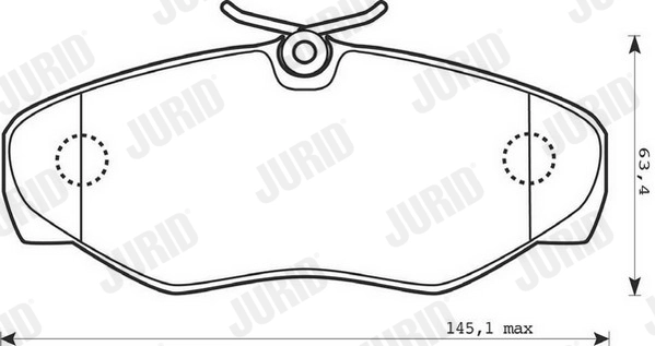 Brake Pad Set, disc brake 573058J
