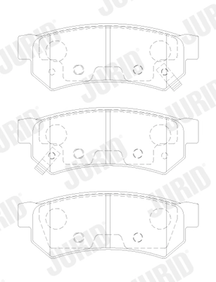 Brake Pad Set, disc brake 574028J