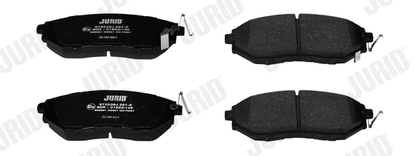 Brake Pad Set, disc brake 572638J