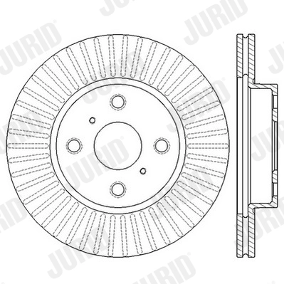 JURID 562602JC Brake Disc