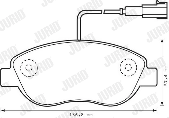 Brake Pad Set, disc brake 573075J