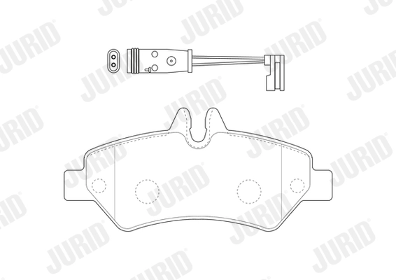 Brake Pad Set, disc brake 2919009561
