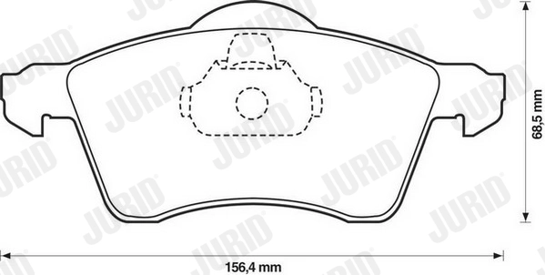 Brake Pad Set, disc brake 571934J