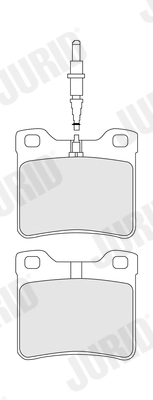 Brake Pad Set, disc brake 571845J