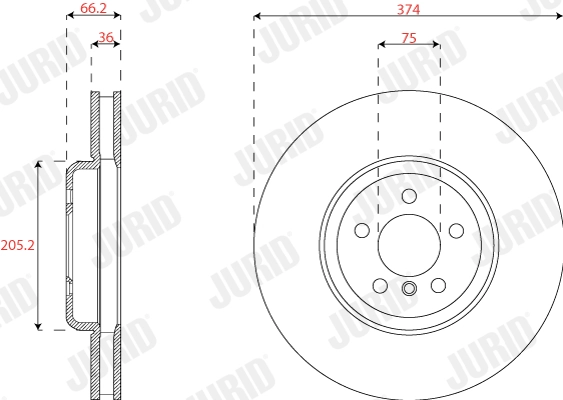 Brake Disc 563284JC-1