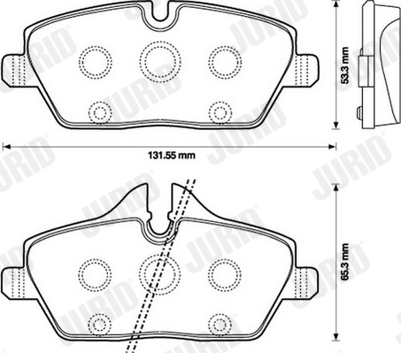 Brake Pad Set, disc brake 573137J