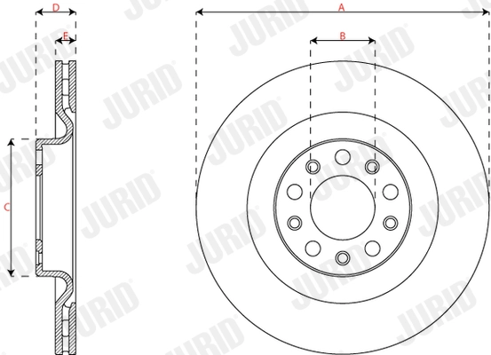 Brake Disc 563681JC