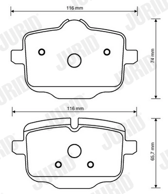 Brake Pad Set, disc brake 573353J
