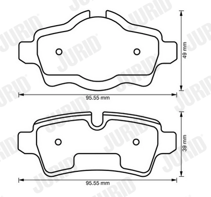 Brake Pad Set, disc brake 573200J