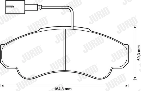 Brake Pad Set, disc brake 573114J