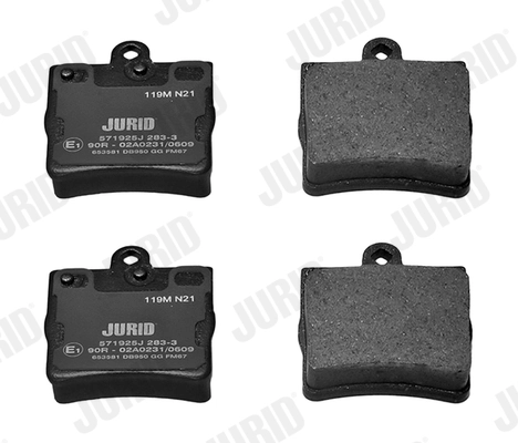 Brake Pad Set, disc brake 571925J