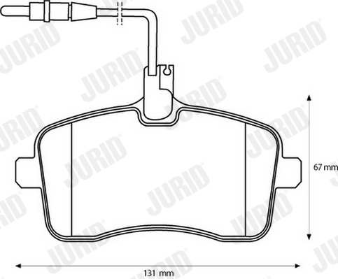 Brake Pad Set, disc brake 573132J