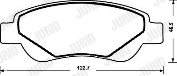 Brake Pad Set, disc brake 573135J