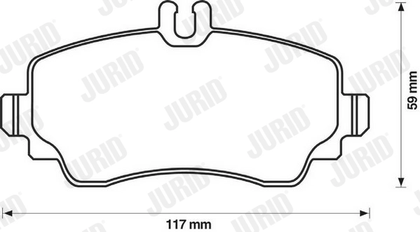 Brake Pad Set, disc brake 571945J