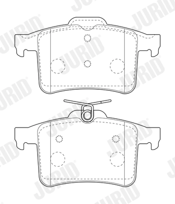 Brake Pad Set, disc brake 573800J