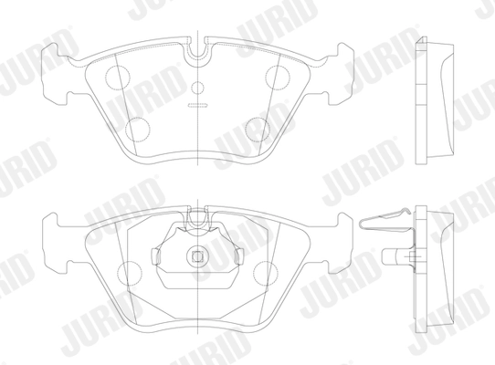 Brake Pad Set, disc brake 571880J