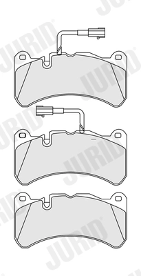 Brake Pad Set, disc brake 573663J
