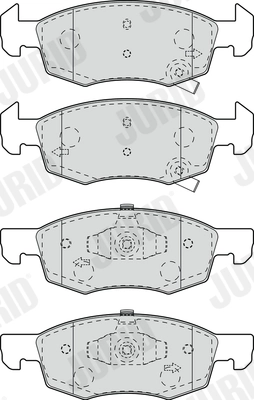 Brake Pad Set, disc brake 573672J