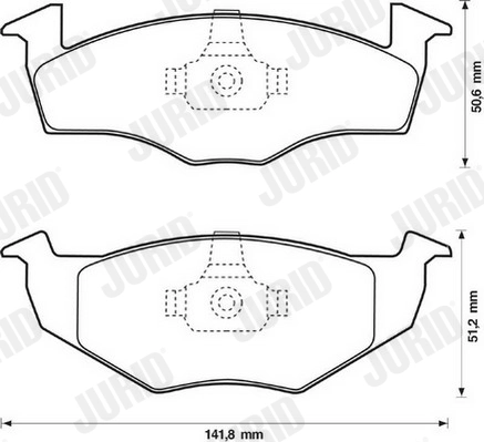 Brake Pad Set, disc brake 571939J