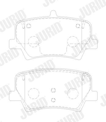 Brake Pad Set, disc brake 573874J
