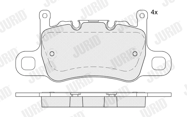 Brake Pad Set, disc brake 574103J