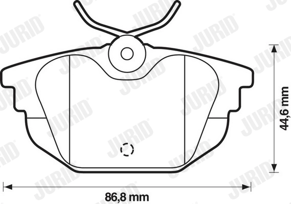 Brake Pad Set, disc brake 571979J