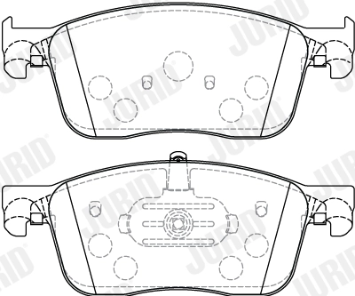 Brake Pad Set, disc brake 573862J