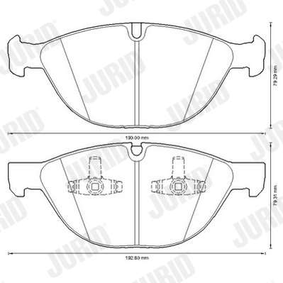 Brake Pad Set, disc brake 573317J