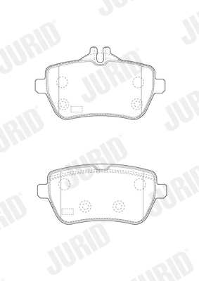 Brake Pad Set, disc brake 573451J