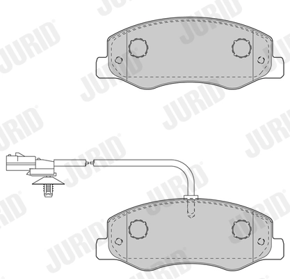 Brake Pad Set, disc brake 573358J