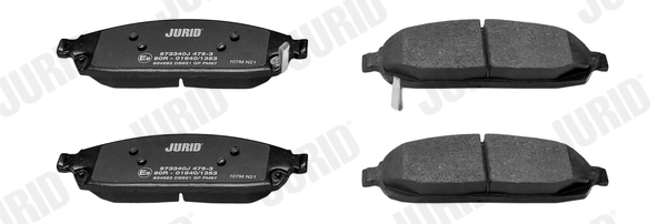 Brake Pad Set, disc brake 573340J