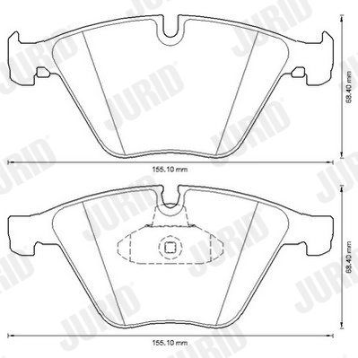 Brake Pad Set, disc brake 573305J