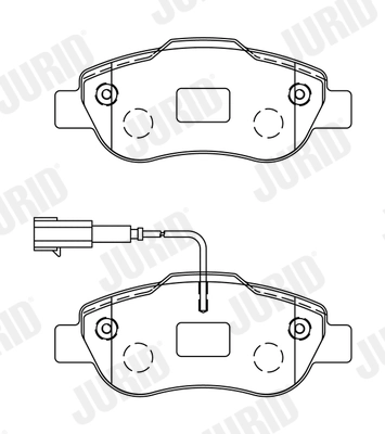 Brake Pad Set, disc brake 573266J