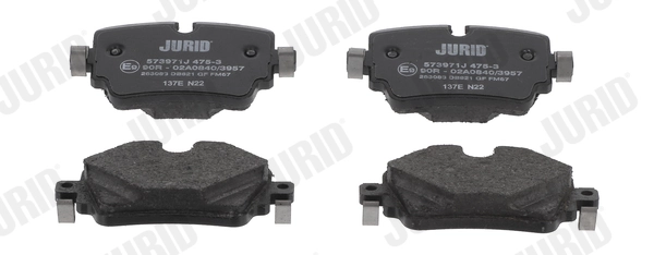 JURID 573971J Brake Pad Set, disc brake