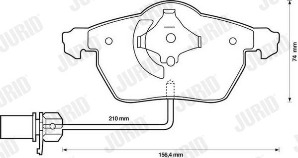Brake Pad Set, disc brake 573037J
