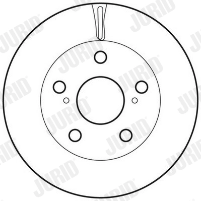 JURID 562724JC Brake Disc