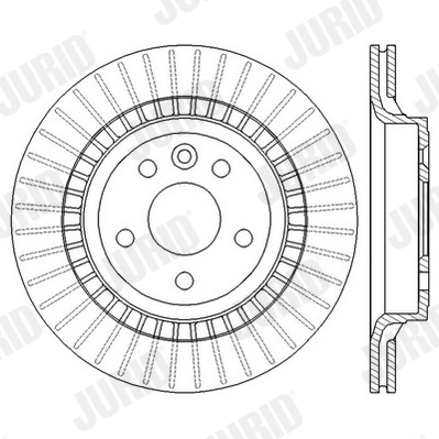 JURID 562605JC Brake Disc
