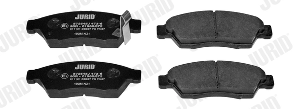 Brake Pad Set, disc brake 572545J