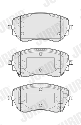 Brake Pad Set, disc brake 574107J