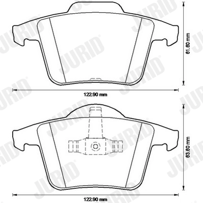 Brake Pad Set, disc brake 573236J
