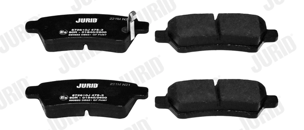 JURID 572610J Brake Pad Set, disc brake
