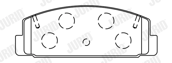 Brake Pad Set, disc brake 572490J