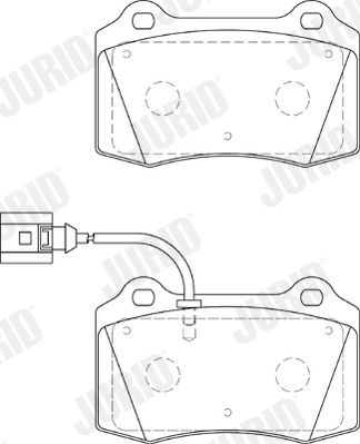Brake Pad Set, disc brake 573641J