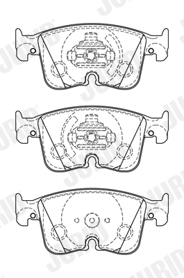 Brake Pad Set, disc brake 574084J